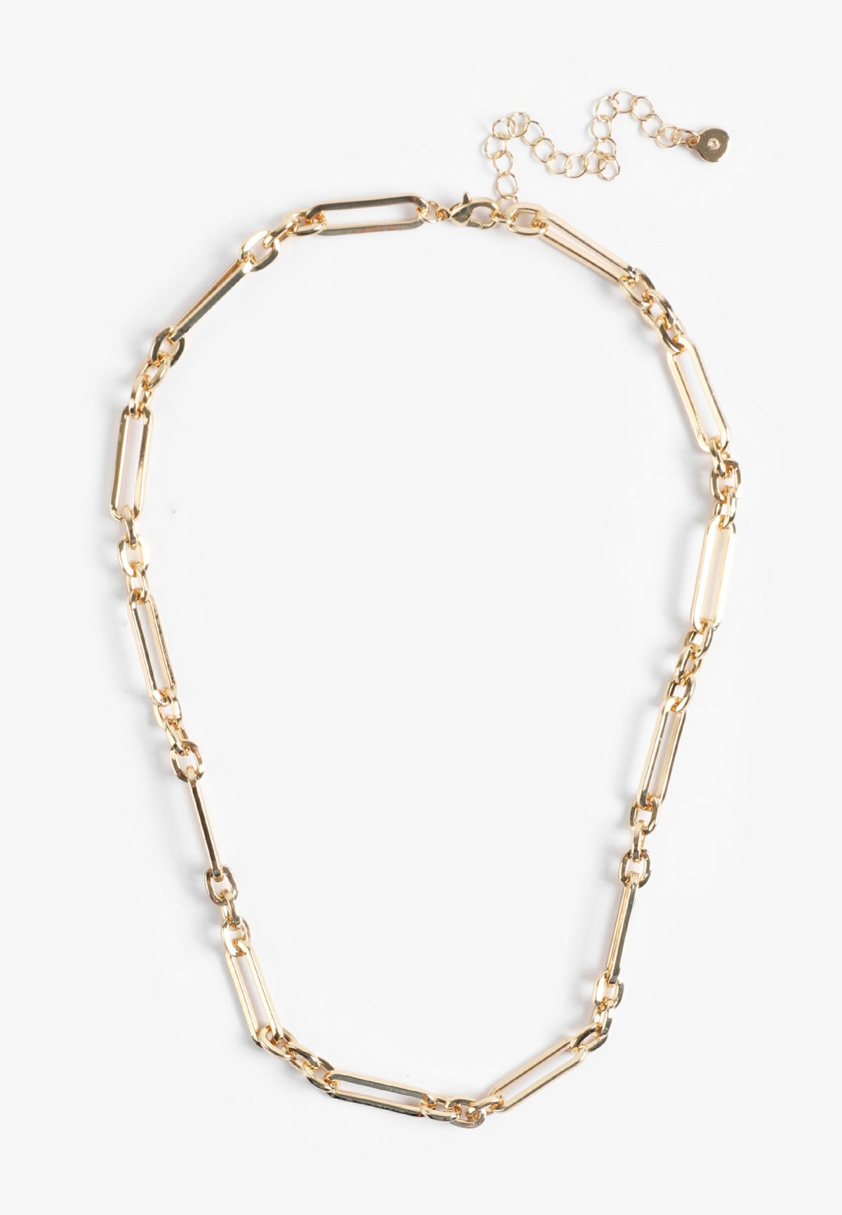 Everyday Layers Gold Paperclip Chain Necklace