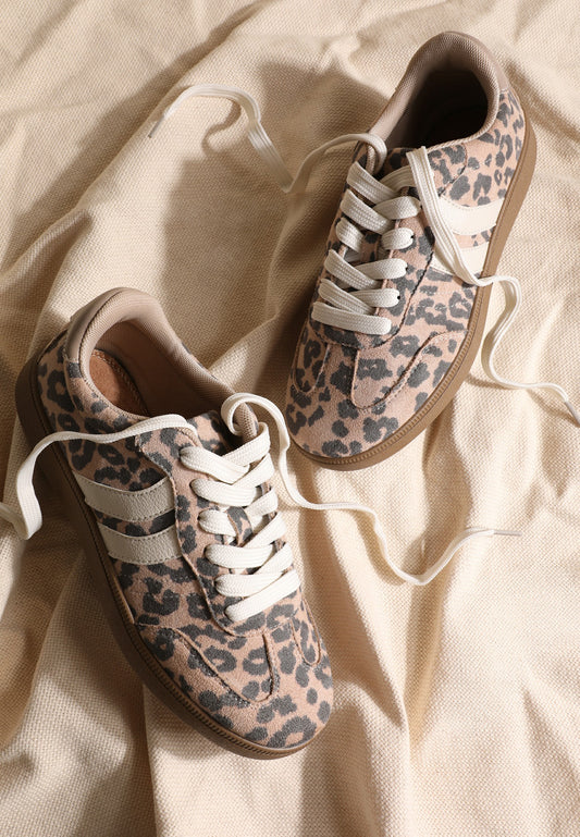 SuperCush Leopard Lace Up Sneaker