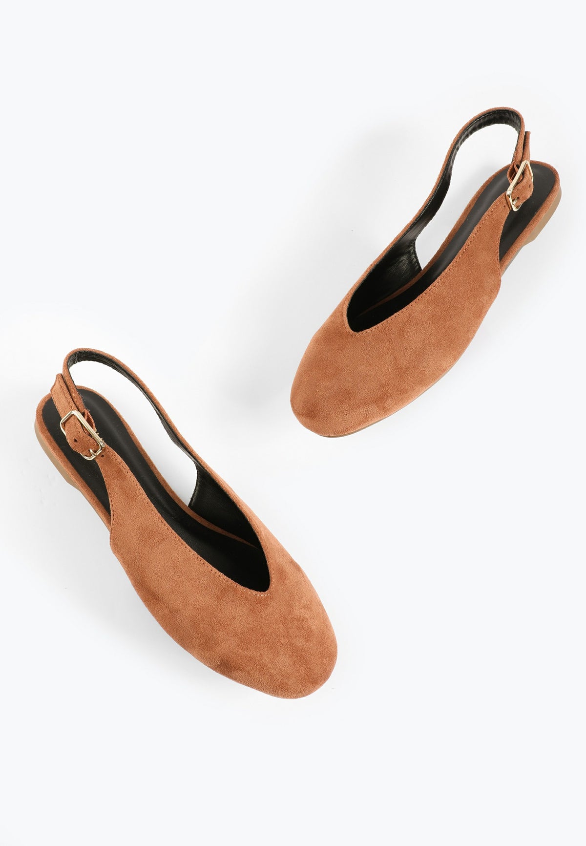 SuperCush Faux Suede Slingback Flat