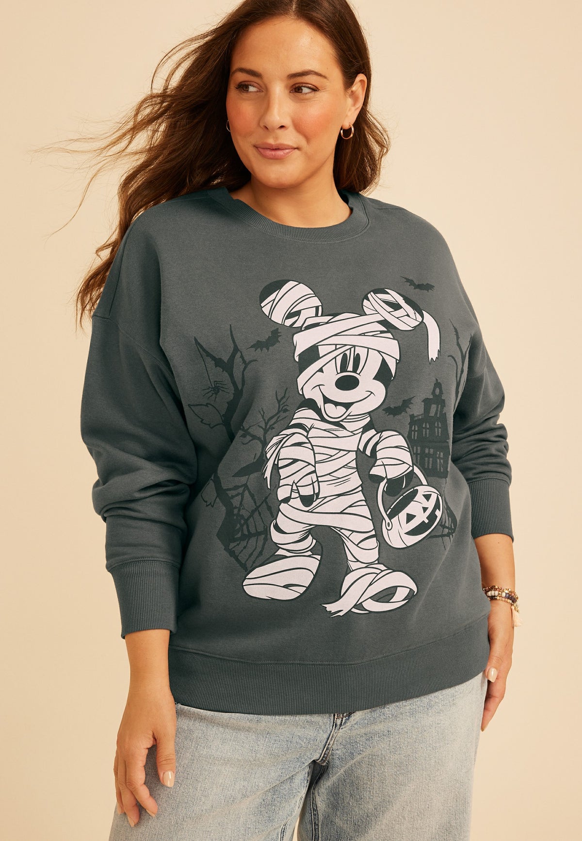 Plus Size Mickey Mouse Sweatshirt