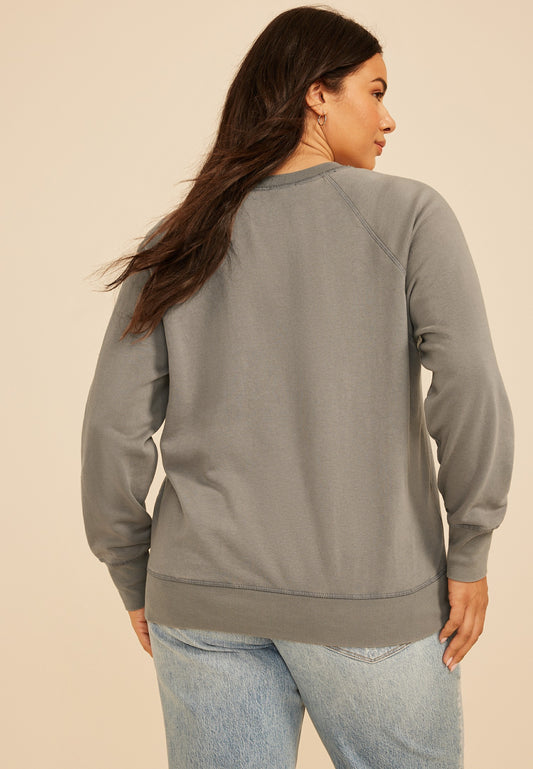 Plus Size Booked And Busy Book Club Sweatshirt