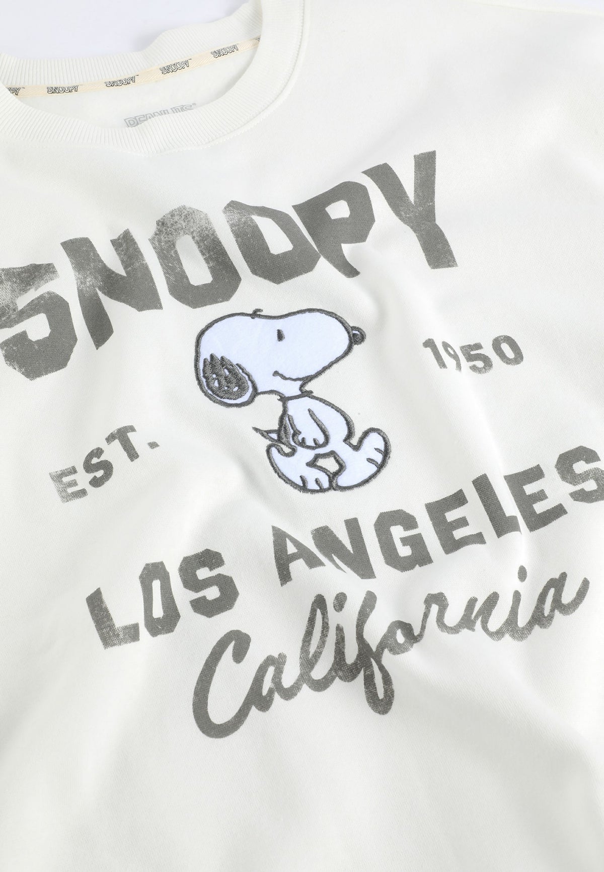 Plus Size Snoopy Varsity Sweatshirt