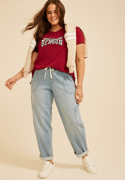 Plus Size Tailgate Season Classic Fit Graphic Tee
