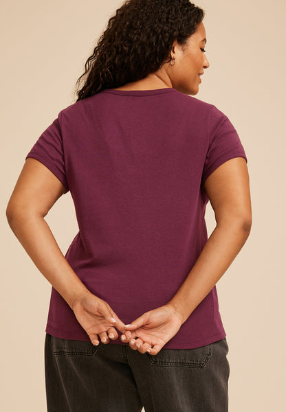 Plus Size Book Baby Graphic Tee