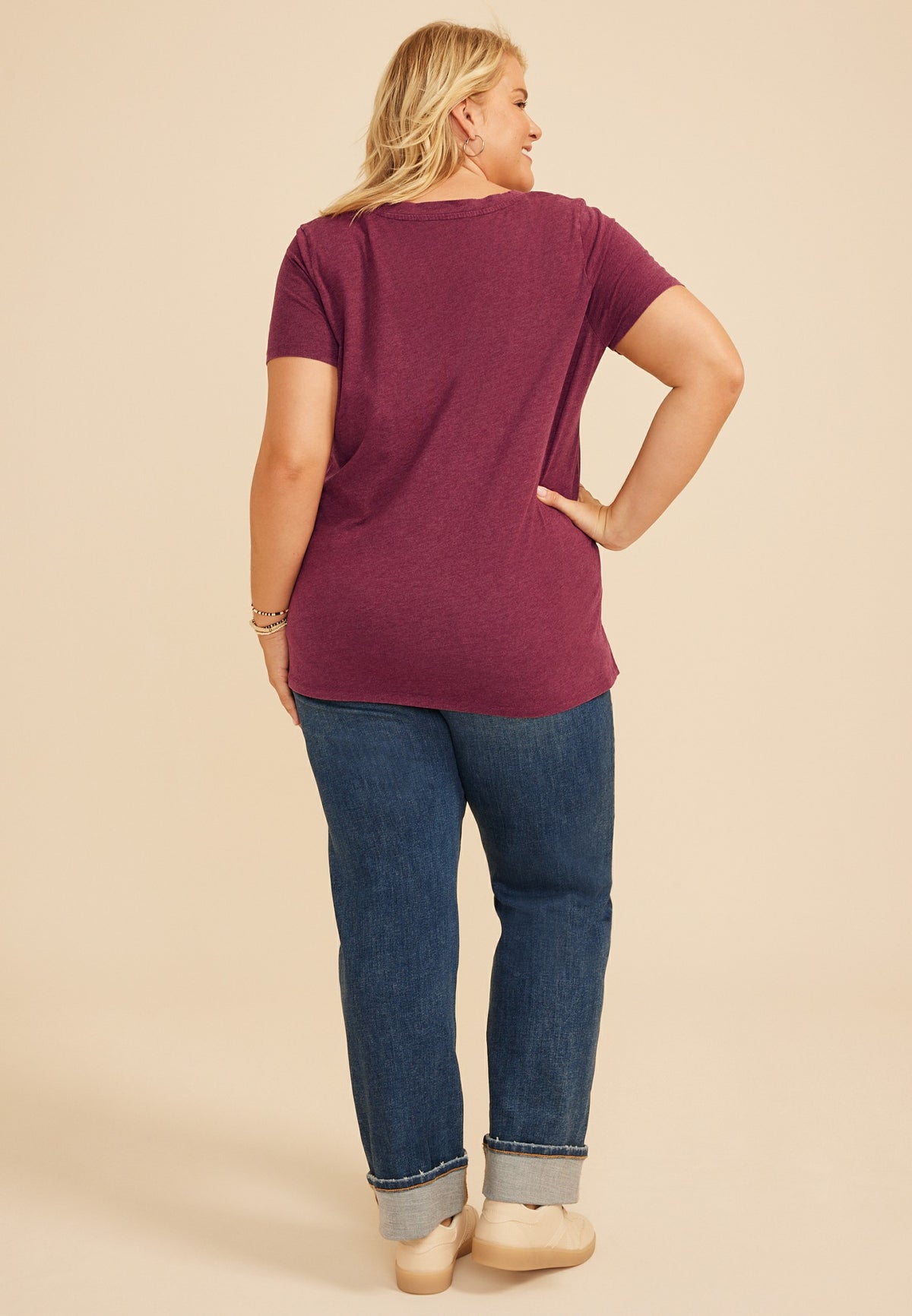 Plus Size Rooting For You Classic Fit Graphic Tee
