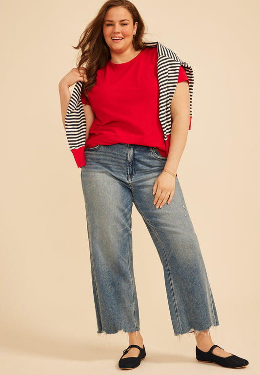 Plus Size 24/7 Dawson Crew Neck Tee
