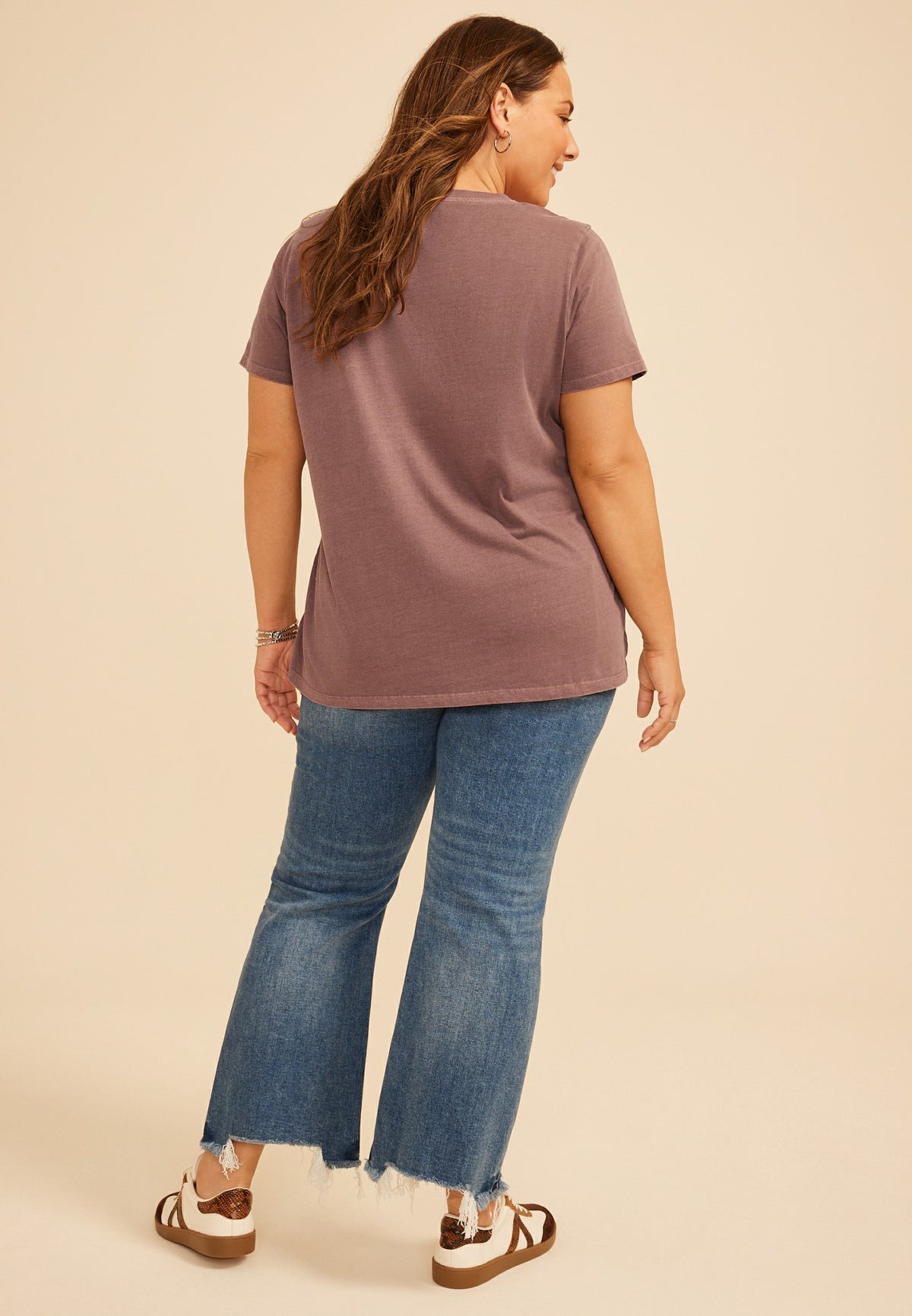 Plus Size Take The Road Less Traveled Classic Fit Graphic Tee