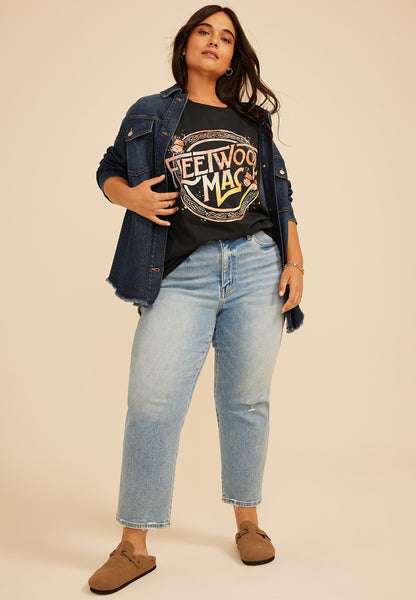 Plus Size Fleetwood Mac Oversized Fit Graphic Tee