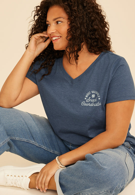 Plus Size Snack Coordinator Classic Fit Graphic Tee