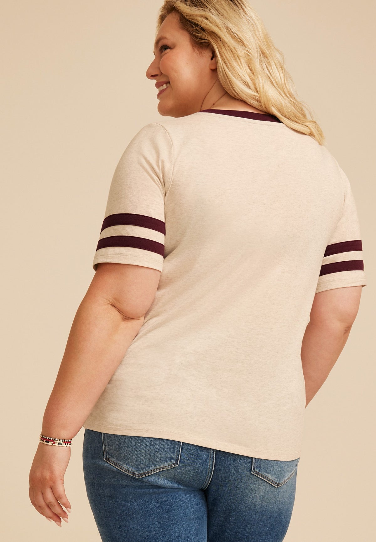 Plus Size Sunday Funday Classic Fit Graphic Tee