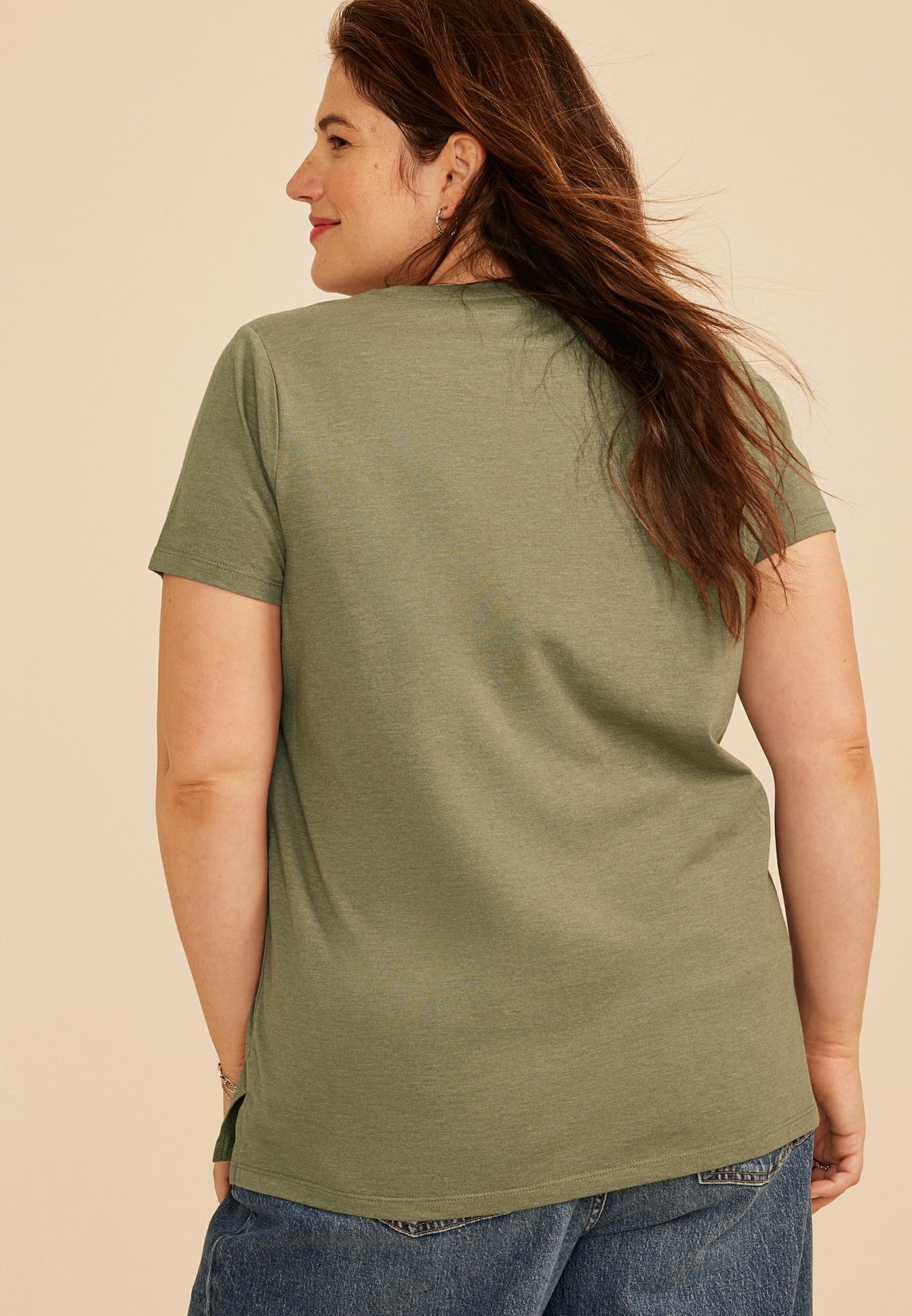 Plus Size Everything Will Fall Into Place Classic Fit Graphic Tee