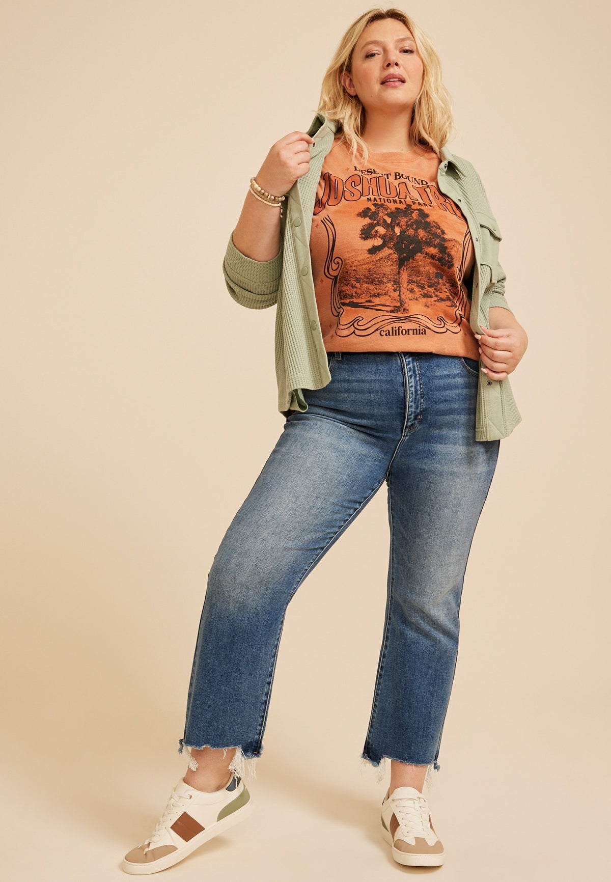 Plus Size Joshua Tree National Park Oversized Fit Graphic Tee