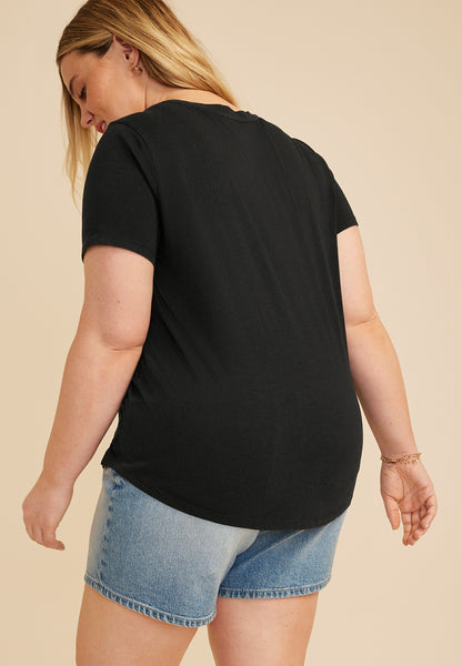 Plus Size Lake Time Classic Fit Graphic Tee