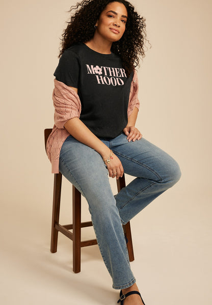 Plus Size Motherhood Classic Fit Graphic Tee