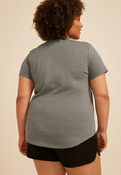 Plus Size Adventure Awaits Classic Fit Graphic Tee