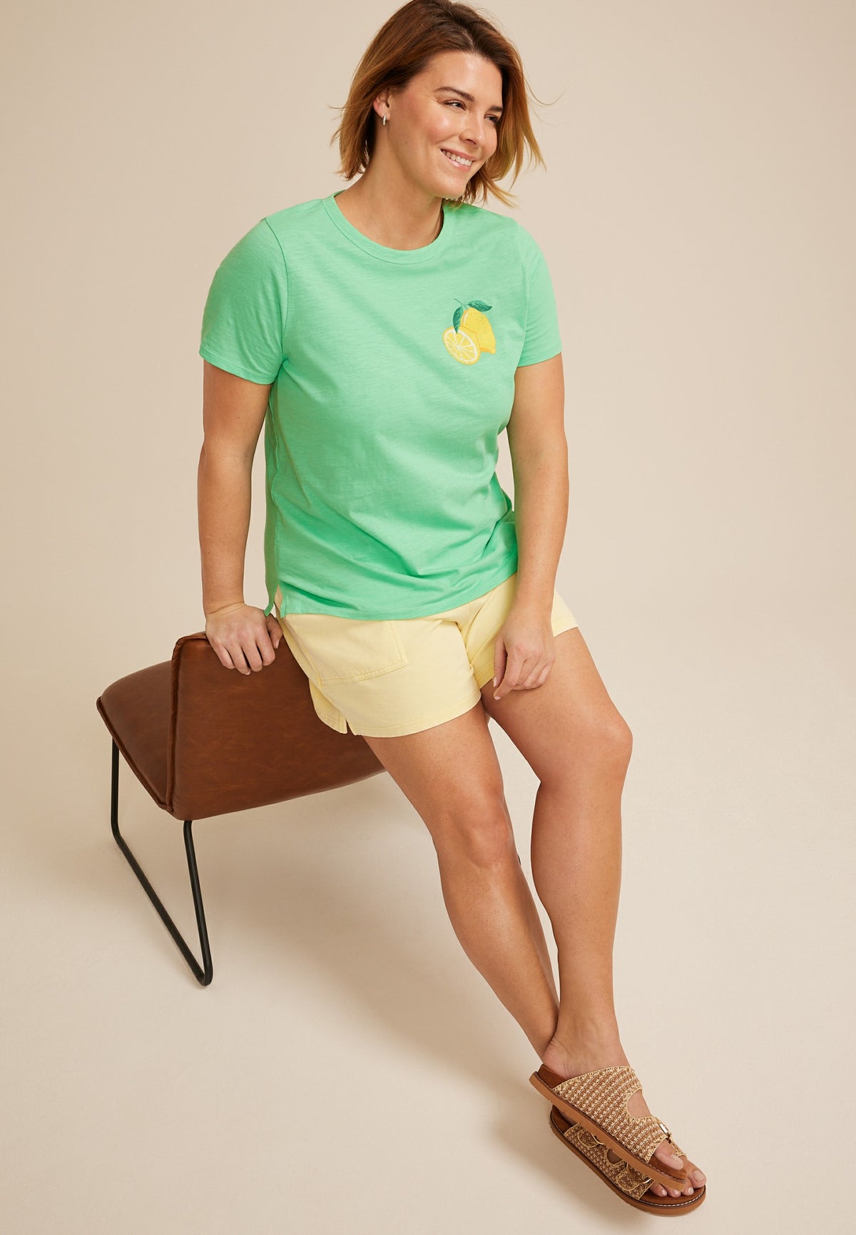 Plus Size Squeeze The Day Classic Fit Graphic Tee