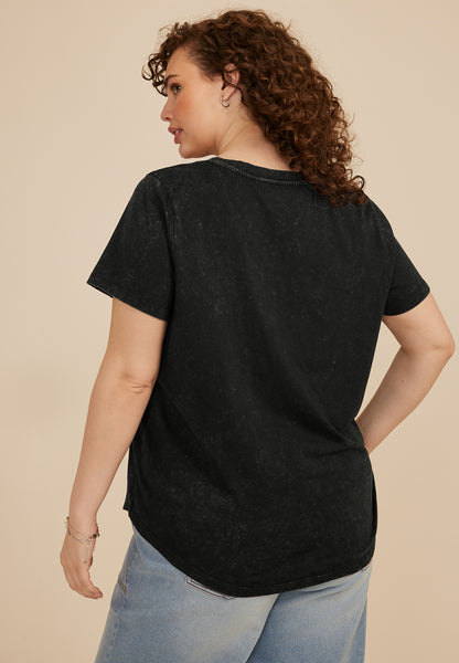 Plus Size Sun Celestial Studded Classic Fit Graphic Tee