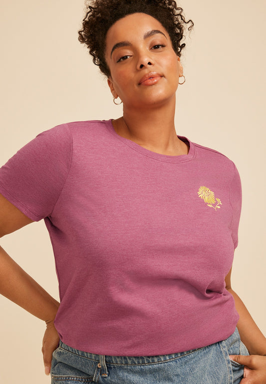 Plus Size Be The Reason Someone Smiles Today Classic Fit Graphic Tee
