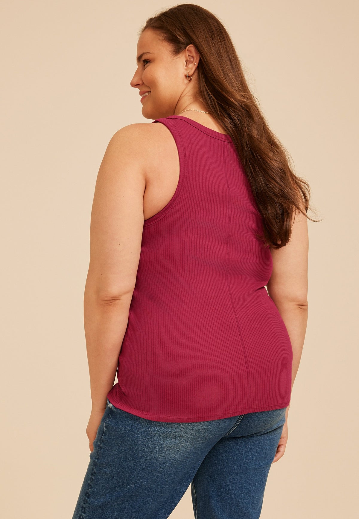 Plus Size 24/7 Highline V Neck Tank Top