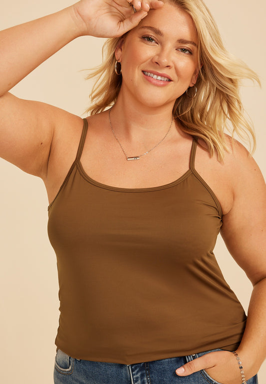 Plus Size Nylon Cami