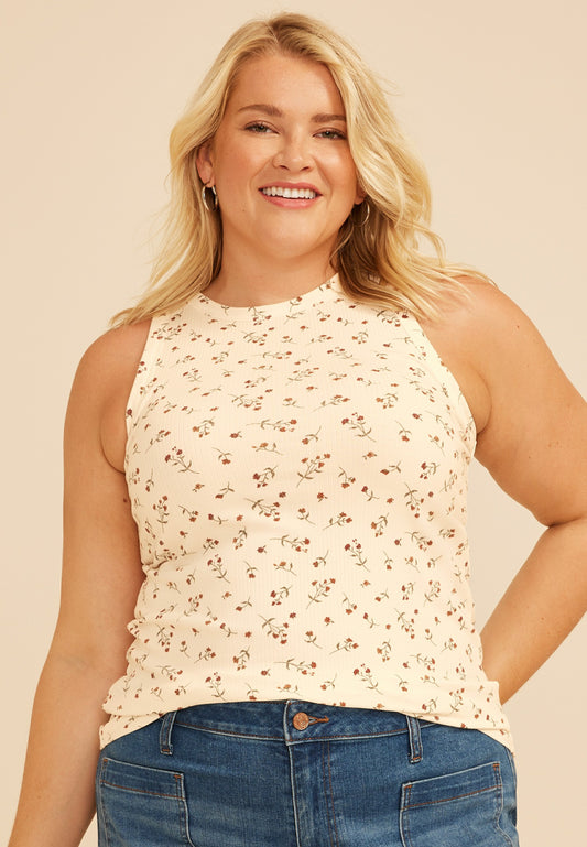 Plus Size 24/7 Highline Floral Tank Top