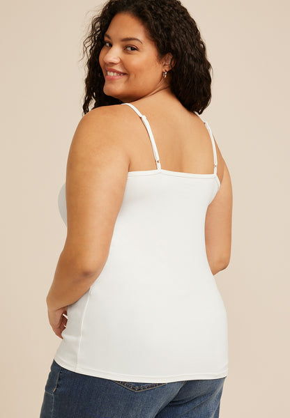 Plus Size Nylon Cami