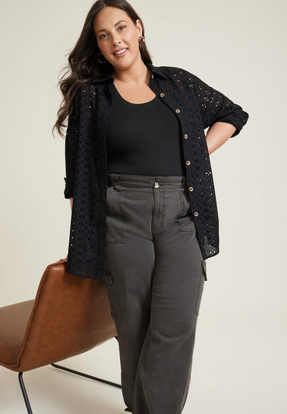 Plus Size 24/7 U Line Tank Top