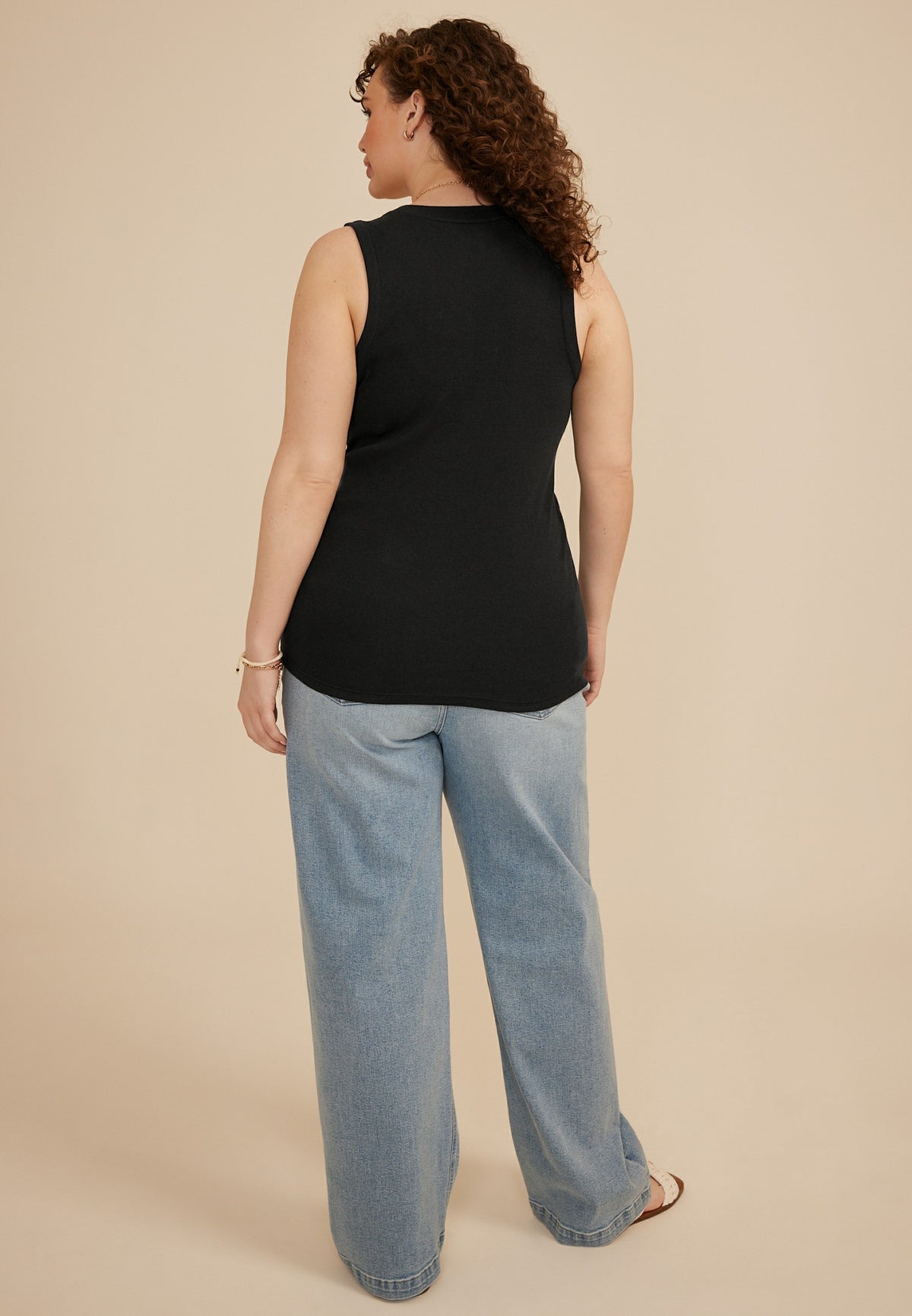 Plus Size 24/7 U Line Tank Top