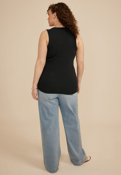 Plus Size 24/7 U Line Tank Top