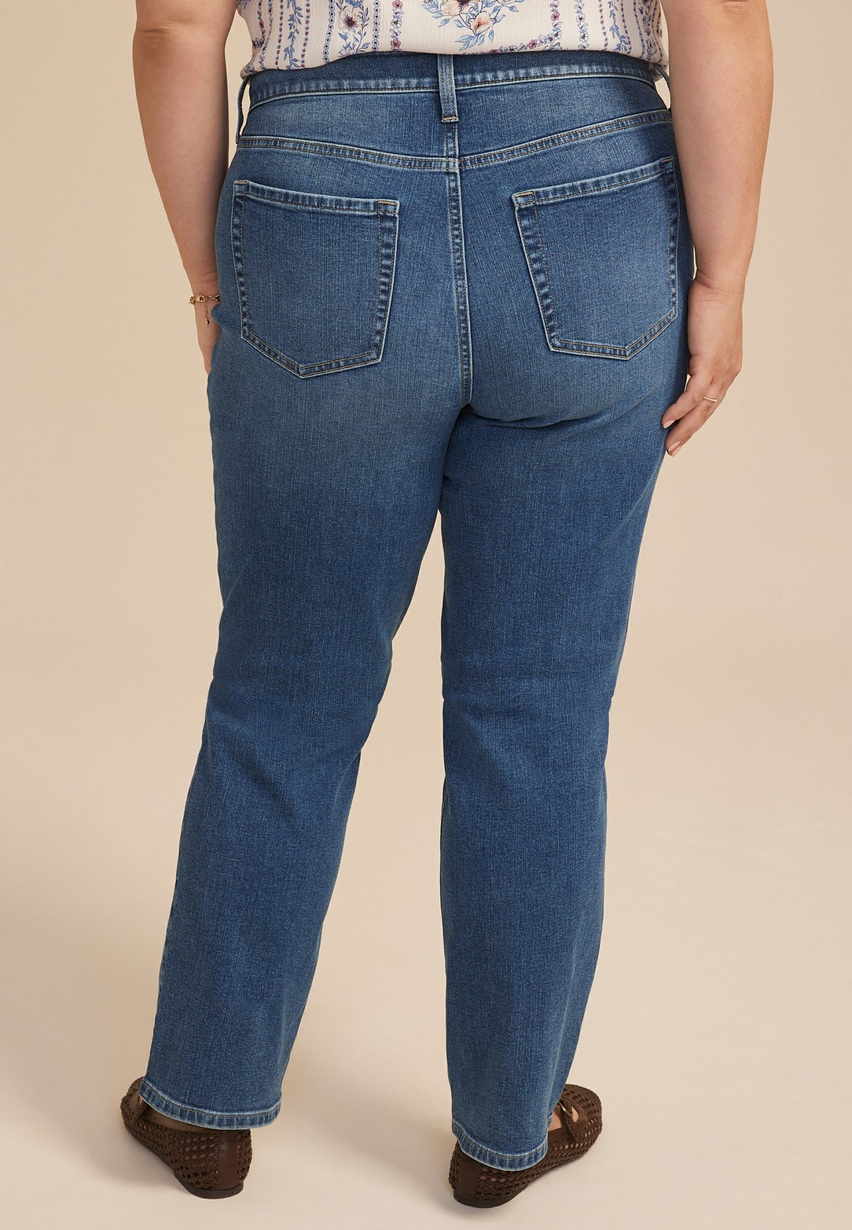 Plus Size m jeans by maurices™ Classic High Rise Straight Jean