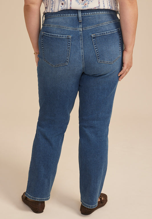Plus Size m jeans by maurices™ Classic High Rise Straight Jean