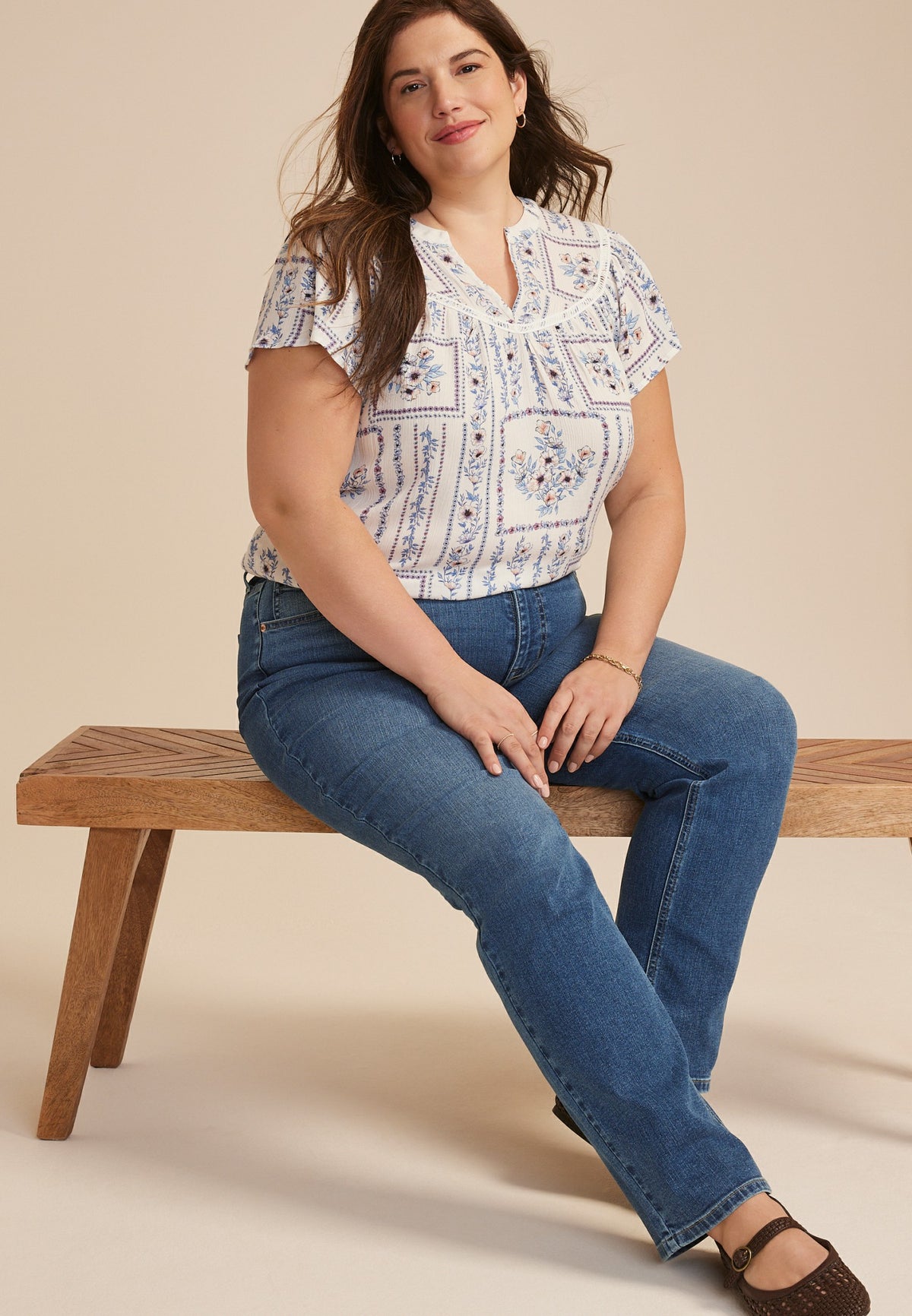 Plus Size m jeans by maurices™ Classic High Rise Straight Jean