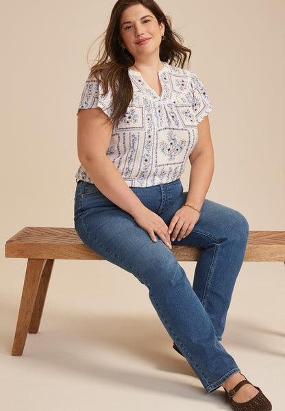 Plus Size m jeans by maurices™ Classic High Rise Straight Jean