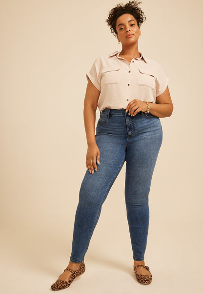 Plus Size m jeans by maurices™ Super High Rise Jegging