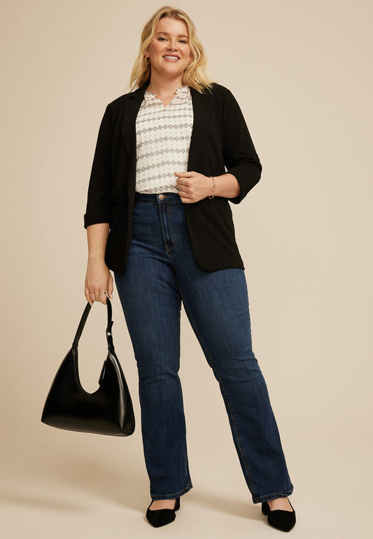 Plus Size m jeans by maurices™ Classic Curvy High Rise Slim Boot Jean