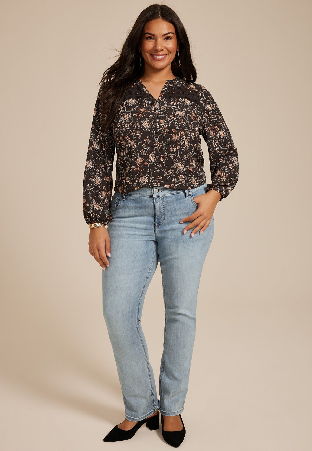 Plus Size m jeans by maurices™ Classic Slim Boot Mid Rise Jean