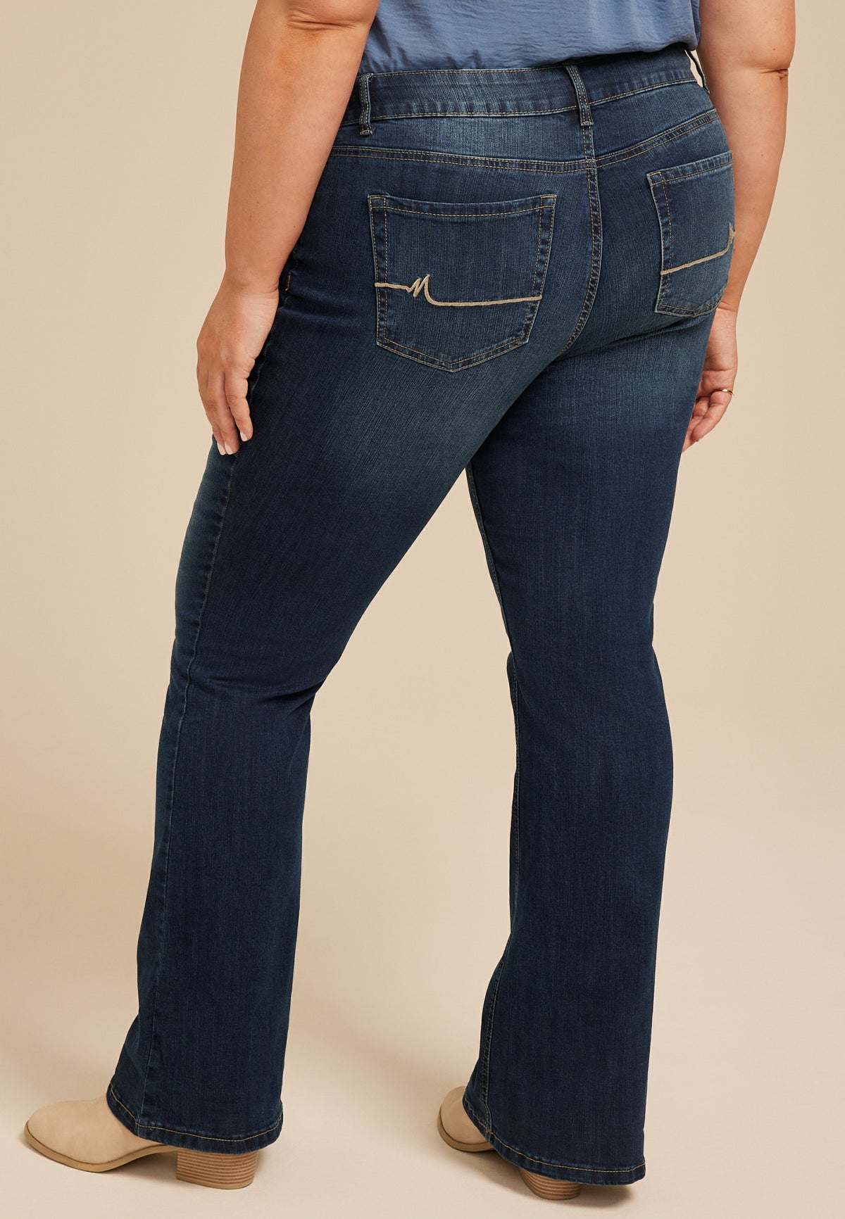 Plus Size m jeans by maurices™ Classic Flare Mid Rise Jean