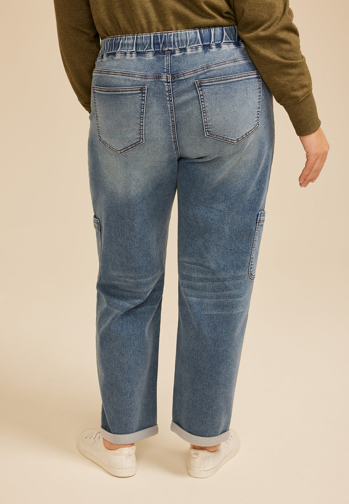 Plus Size m jeans by maurices™ Soft Knit High Rise Ankle Jogger
