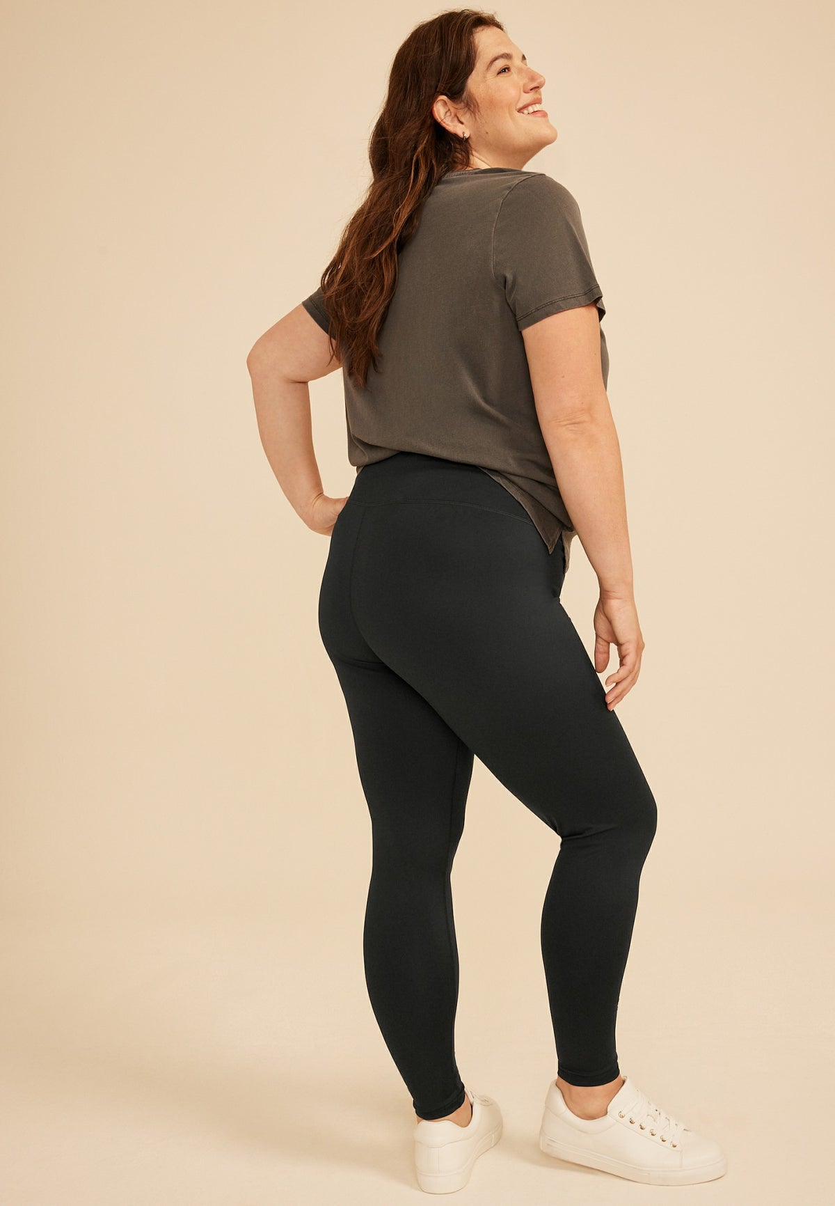 Plus Size High Rise Active Legging