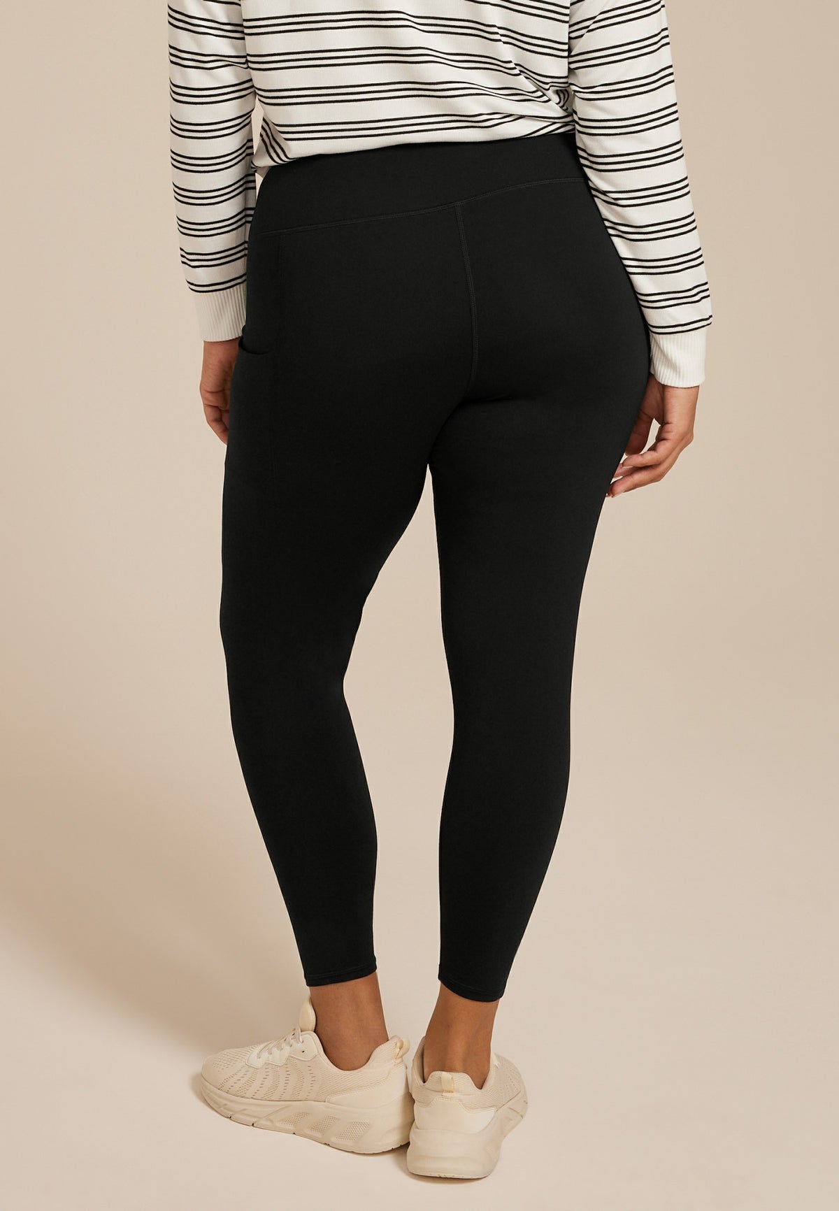 Plus Size Smooth High Rise 7/8 Legging