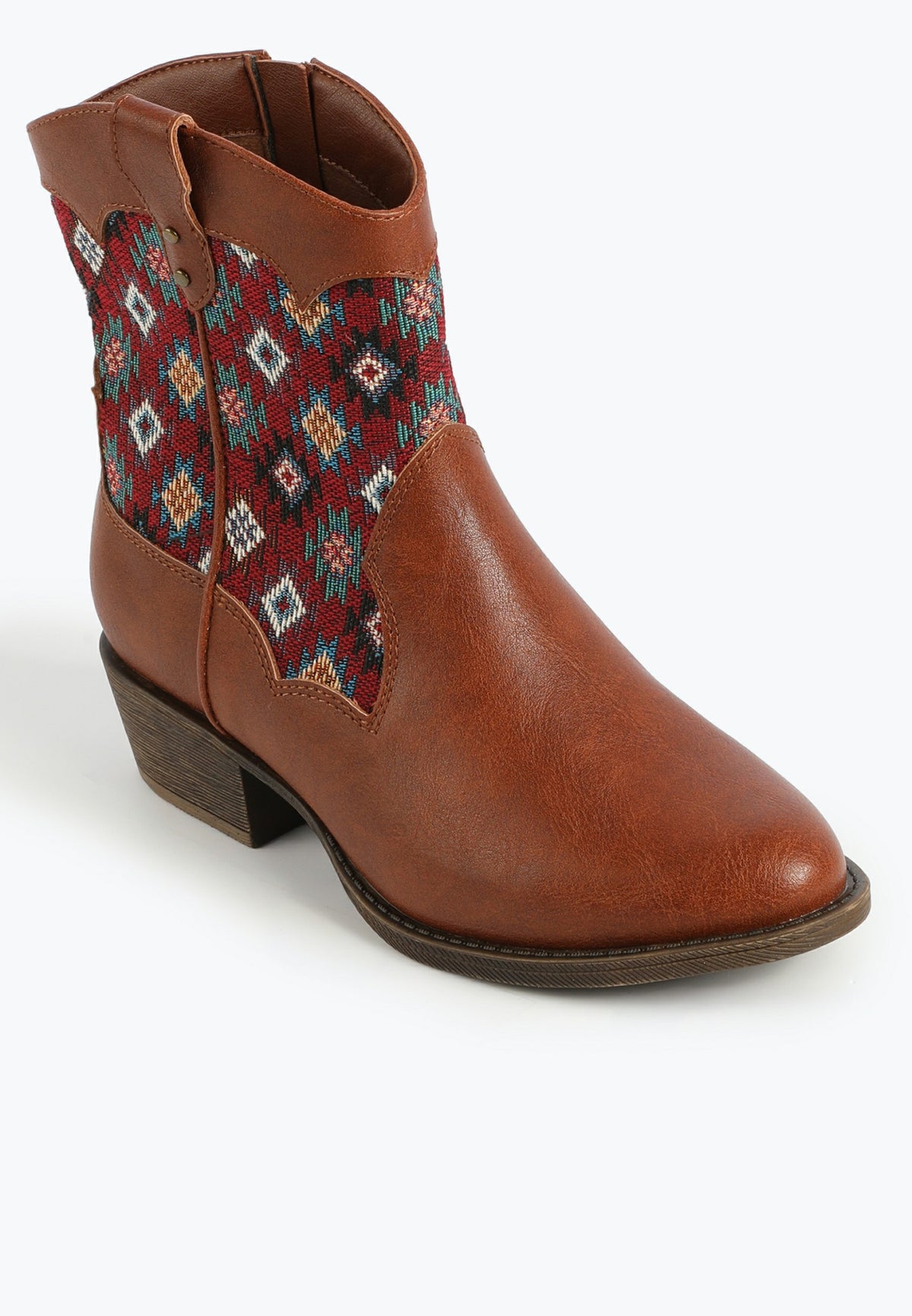 SuperCush Geometric Pattern Ankle Boot
