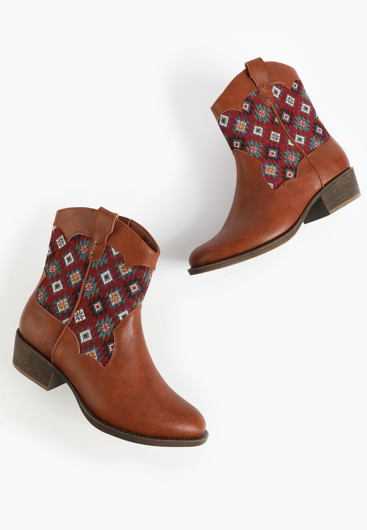 SuperCush Geometric Pattern Ankle Boot