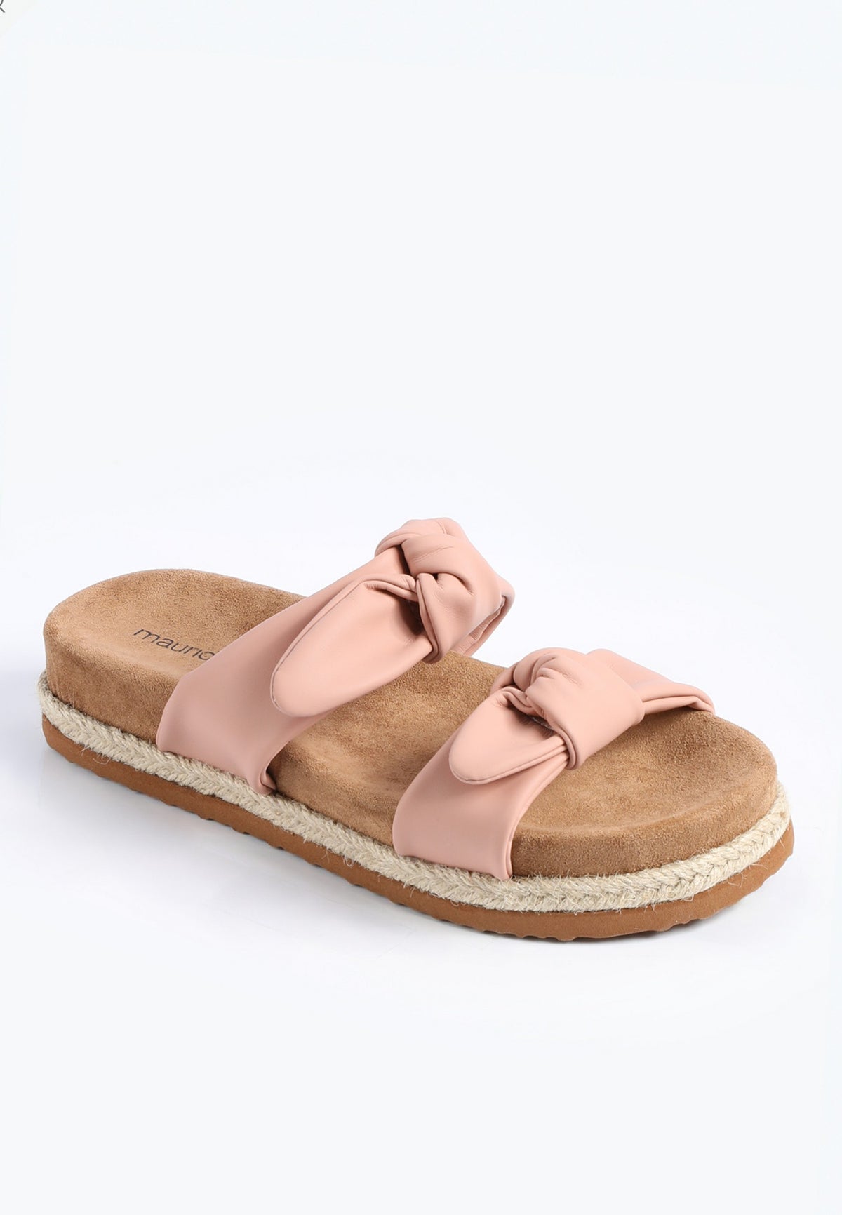 SuperCush Knotted Strap Slide Footbed Sandal